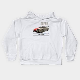 Supra Time Attack White Stripe Kids Hoodie